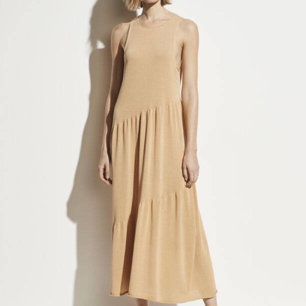 NWOT - Vince Tiered Tank Midi Dress